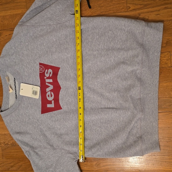 LEVIS BRAND SIGNATURE WOMEN'S GRAY SWEATSHIRT SIZE XL - Picture 9 of 14